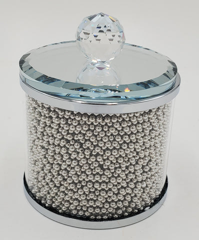 6"x4" CANISTER - SILVER DESIGN-SMALL
