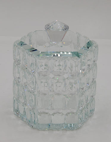 6"x4" GLASS CANISTER