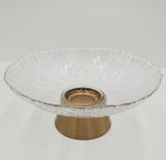 9.25" FOOTED GLASS BOWL