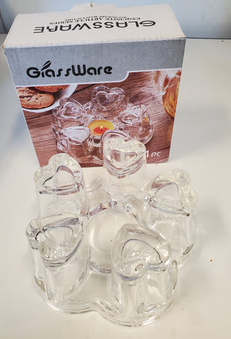 4.5"x2" GLASS TEA POT WARMER
