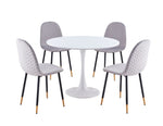 4 PC CHAIR AND ROUND TABLE SET