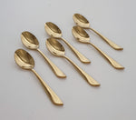 6 PC GOLD COFFEE SPOON