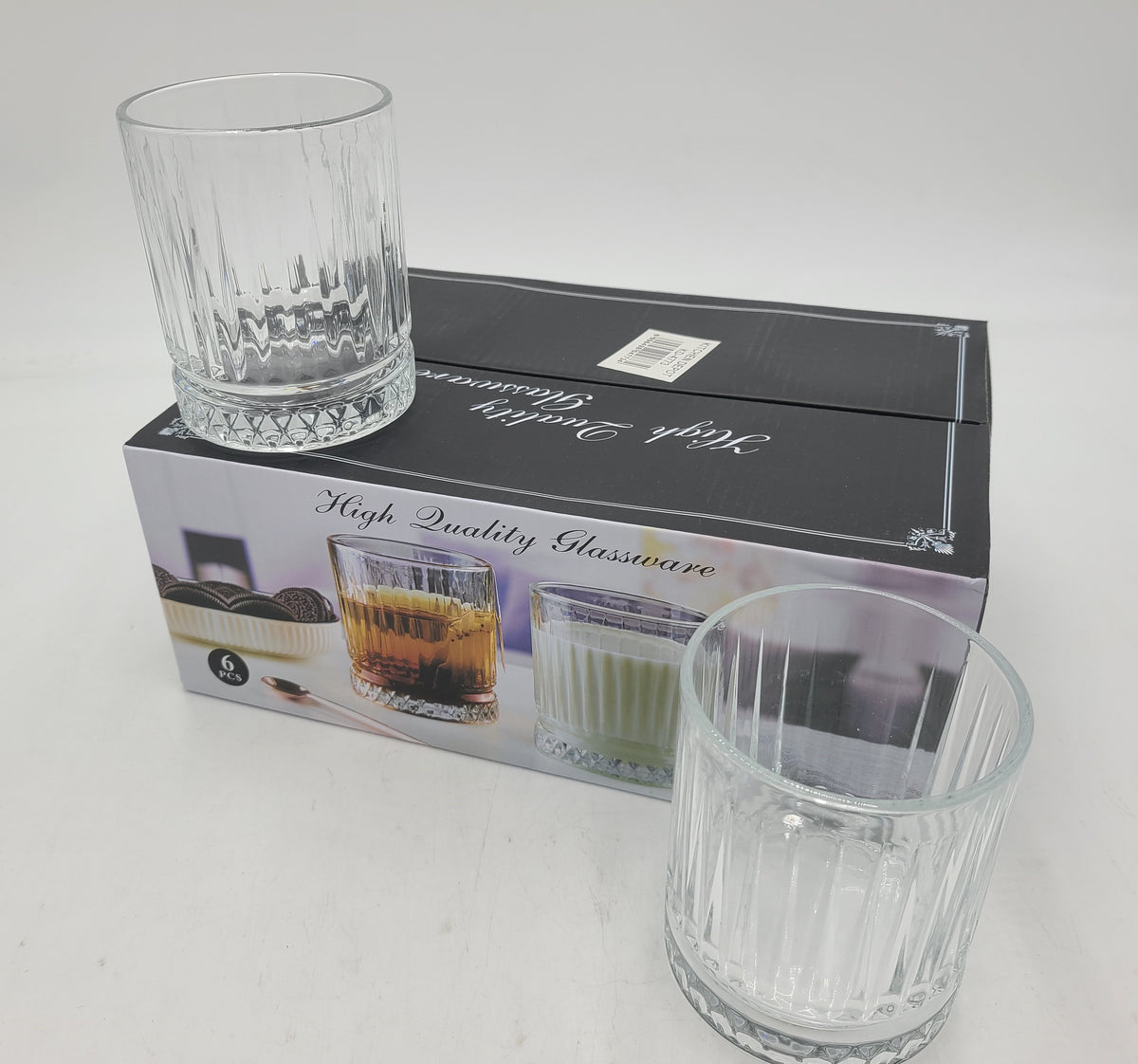 3"x3.75" 6PC DRINKING GLASS Kitchen Depot