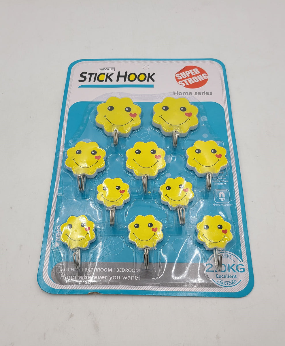 10 PC STICKY HOOKS Kitchen Depot