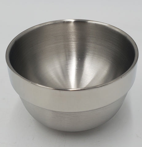 2.75"x1.5"  S/S ROUND BOWL - SILVER