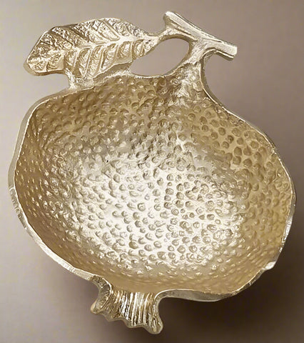 10"x8"POMEGRANATE BOWL-GOLD