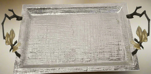 15"x10" TRAY- BUTTERFLY DESIGN