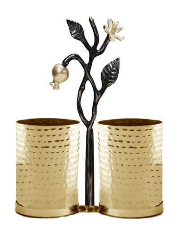 11"x10" UTENSIL HOLDER -POMEGRANATE