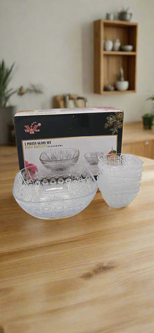7 PC GLASS BOWL-SET