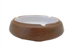4.5"x1.25" CLAY ASHTRAY
