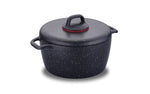 5.0 L CAST ALUMINUM POT W/LID - 9.5"x4.75"