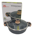 9.5" LOW POT W/LID