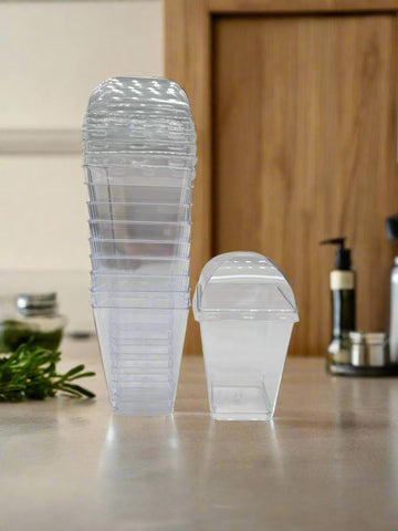4.5 OZ DESSERT CUP W/LID-10CT