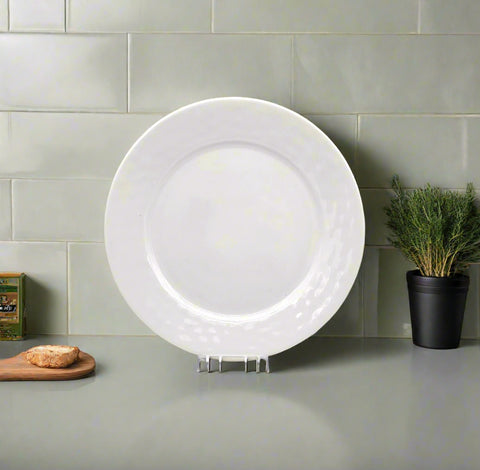 10.5" MELAMINE PLATE-WHITE