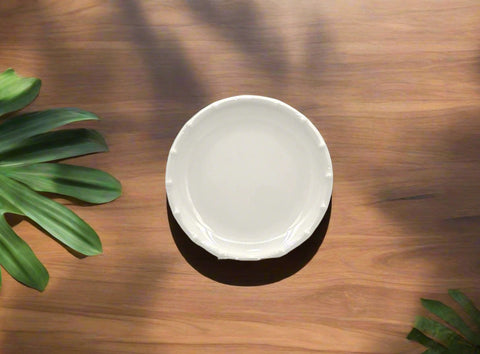 8" MELAMINE PLATE-WHITE