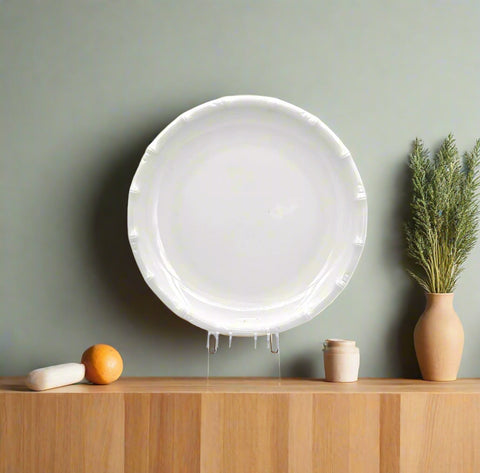 10" MELAMINE PLATE-ROUND-WHITE