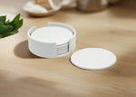 6 PC COASTER W/STAND-ROUND