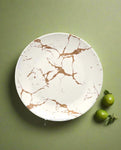 9"MELAMINE PLATE-MARBLE DESIGN