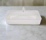 16"x11"ACRYLIC DISH W/LID-RECTANGLE