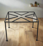 12"x8" SQUARE STAND-BLACK
