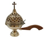 4.5"x9" INCENSE BURNER W/CROSS