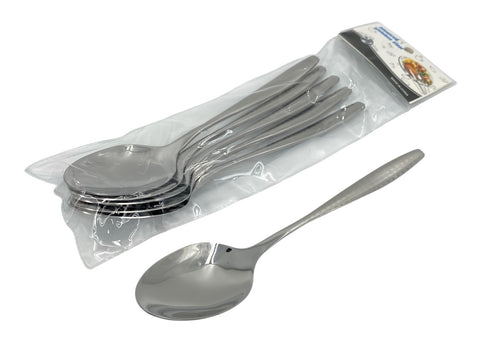 6PC DINNER SPOON- SILVER - Kitchen Depot