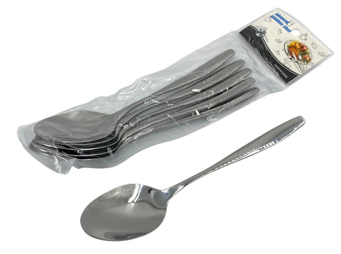 6PC DINNER SPOON - SILVER - Kitchen Depot