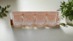 4 PC GLASS TEA CUP