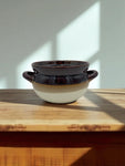 5" x3.75" PORCELAIN DISH W/HANDLE-ROUND