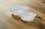 4.5"x7" , 3.25"x5.25" - 2 PC SMALL GLASS DISH-OVAL
