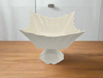 14"x9" FOOTED BOWL-WHITE