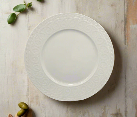 10.5" DINNER PLATE-WHITE-ROUND
