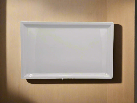 14.25"x9" PLATTER-RECT-WHITE