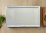 17.75"x11" PLATTER-RECTANGLE-WHITE