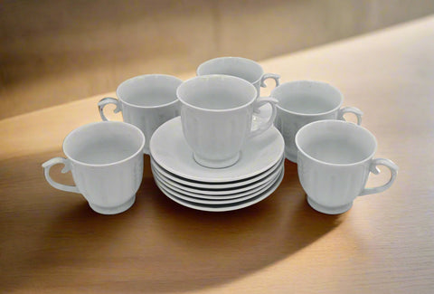 6 PC COFFEE SET-WHITE