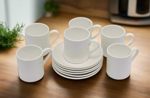 6 PC COFFEE SET-WHITE