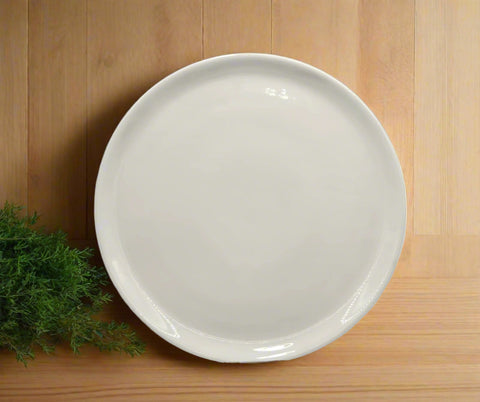 13" PLATTER-WHITE-ROUND