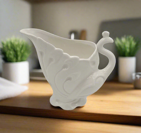 8OZ PORCELAIN CREAMER-WHITE