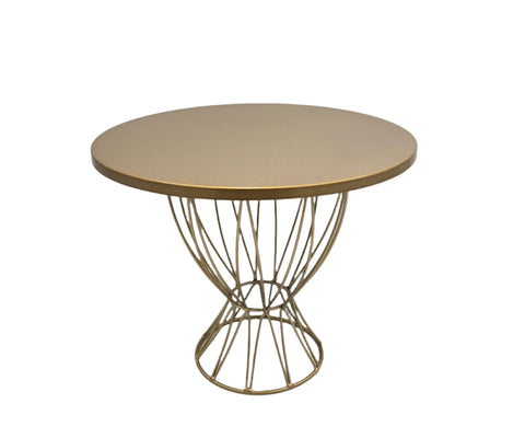 12"x10" STAND-GOLD-ROUND