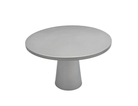 11.75"x7.75" STAND-SILVER-ROUND