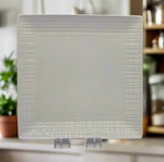 8" DESSERT PLATE-WHITE-SQUARE