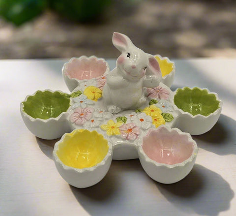 8" EASTER EGG PLATE-ROUND