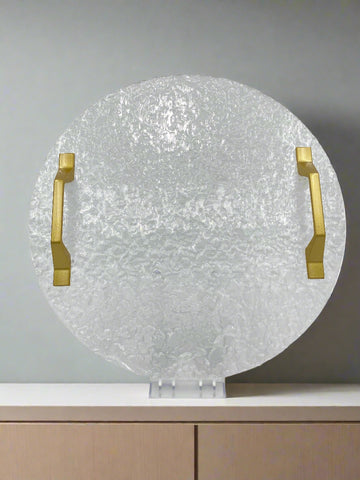 13.75" ACRYLIC TRAY-ROUND