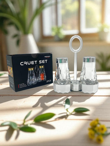 ACRYLIC SALT & PEPPER SHAKER SET