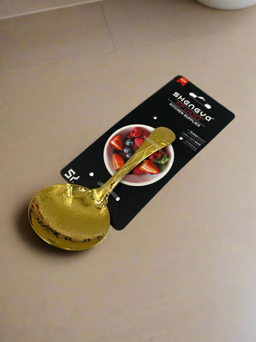 5.25" NUT SPOON-GOLD
