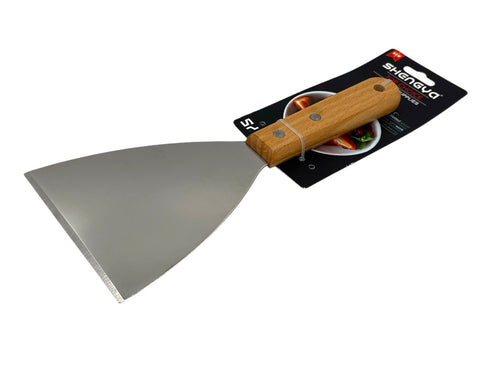 9" SCRAPER W/WOOD HANDLE