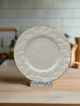 8.25" PLATE-GOLD RIM-ROUND