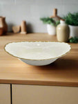 11" x7" BOWL-GOLD DESIGN-OVAL