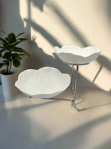 2 TIER BOWL W/ STAND