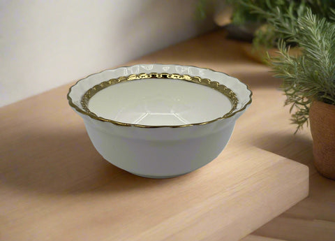 5" BOWL-GOLD DESIGN-ROUND
